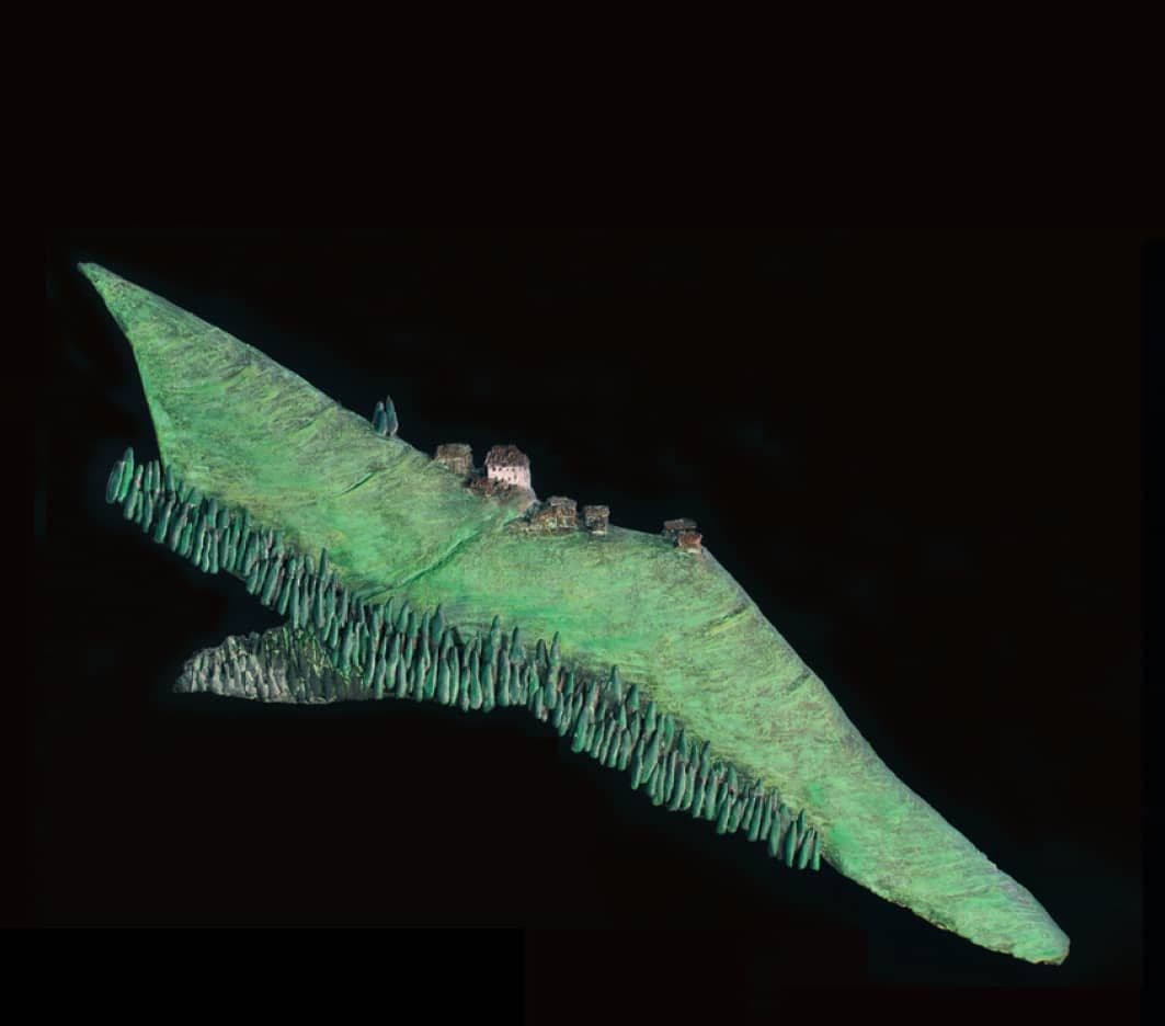 Landscape sculpture by Asami Kato